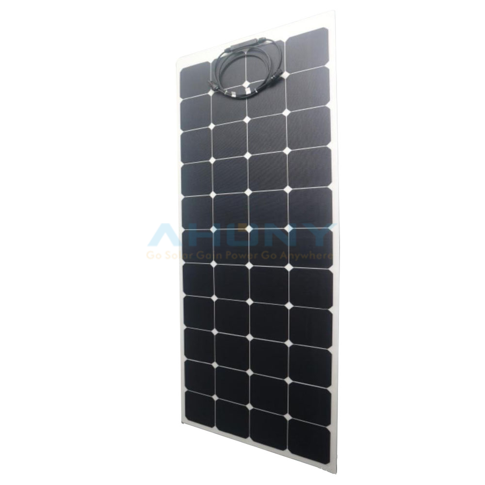 2024 latetst eGo S170W black flexible solar panel for boat bimini rv surface caravan