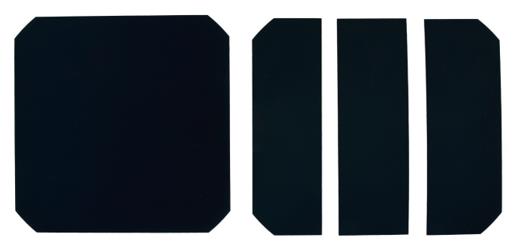 SunPower whole cell VS cut cell