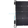 Back Contact Cell Flexible Solar Panels 200W ETFE Lightweight Thin Film for RV Boat Car Roof Balcony Camping High Efficient Bendable Walkable Solar Kit with Battery
