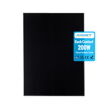 BC Solar Panel 200 Watt Monocrystalline Solar Panel N-Type 182 Mm Solar Cells Ideal for 12 V Battery Motorhome Balcony Power Station Garden Shed Boat Camping