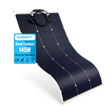 Flexible Solar Panels 145w HPBC Bifacial Narrow Bendable Pv Modules for Off Grid 12V 240W 300W 500W 510W 520W 550W Solar Energy System Rv Camp Boat Roof