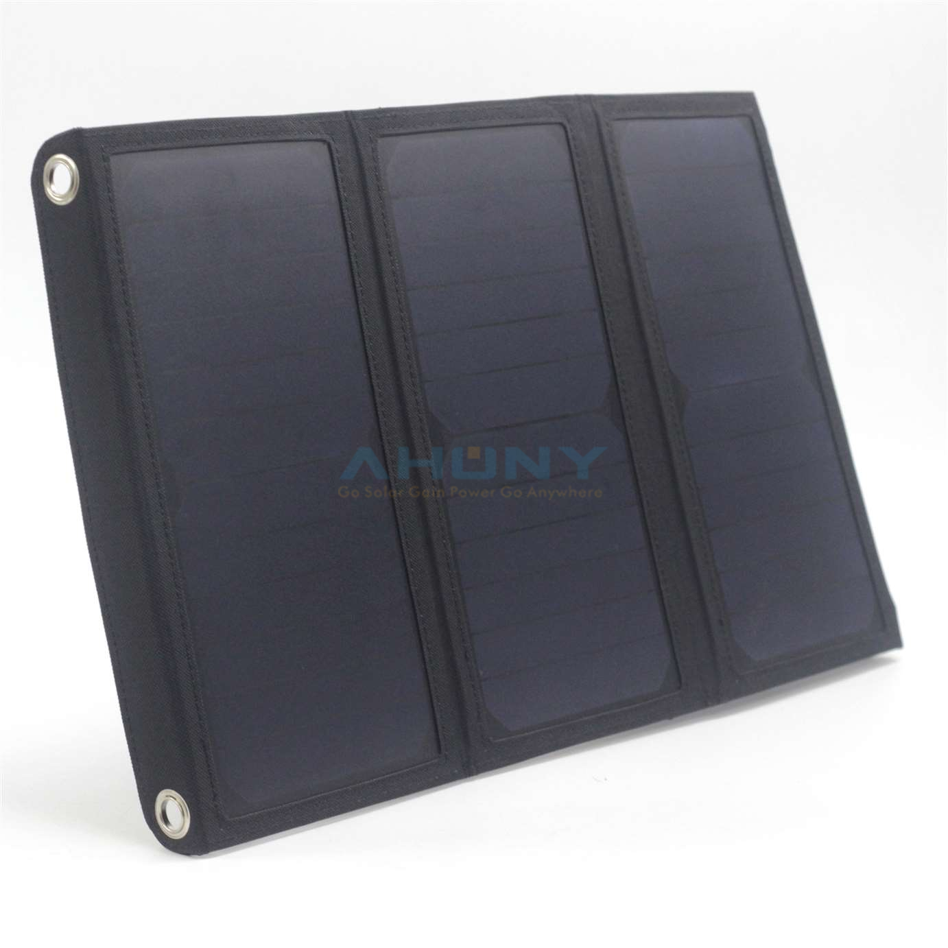 21w folding solar charger dual USB for powerbank portable solar small size mobile charger